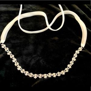 Attention Brides!!!!Like new rhinestone tie on for formal wear or wedding gown.